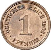 Obverse 1 Pfennig 1901 E