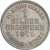 Reverse Silber Groschen 1865