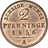 Reverse 2 Pfennig 1856 A