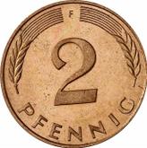Obverse 2 Pfennig 1986 F