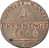 Reverse 4 Pfennig 1844 A