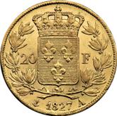 Reverse 20 Francs 1827 A