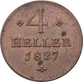 Reverse 4 Heller 1827