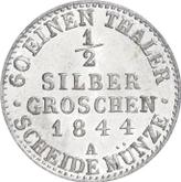Reverse 1/2 Silber Groschen 1844 A