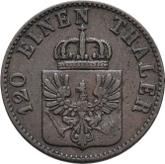 Obverse 3 Pfennig 1847 A
