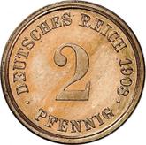 Obverse 2 Pfennig 1908 F