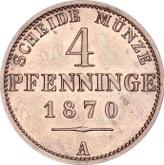 Reverse 4 Pfennig 1870 A