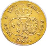 Reverse Double Louis d'Or 1778