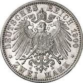 Reverse 2 Mark 1900 A Prussia