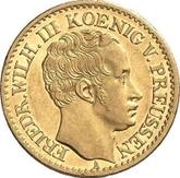 Obverse 1/2 Frederick D'or 1838 A