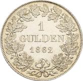 Reverse Gulden 1862