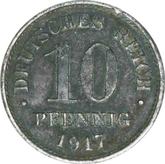 Obverse 10 Pfennig 1917 F