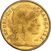 Obverse 10 Francs 1908