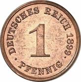 Obverse 1 Pfennig 1899 E