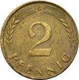 Obverse 2 Pfennig 1963 G