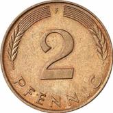 Obverse 2 Pfennig 1994 F