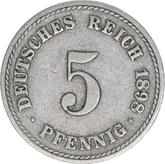 Obverse 5 Pfennig 1898 A