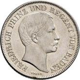 Obverse 1/2 Gulden 1856
