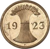 Reverse 2 Reichspfennig 1923 F