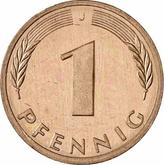 Obverse 1 Pfennig 1978 J