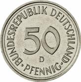 Obverse 50 Pfennig 1995 D