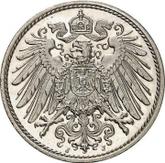 Reverse 10 Pfennig 1911 J