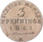 Reverse 3 Pfennig 1841 A