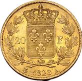 Reverse 20 Francs 1823 A