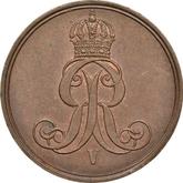 Obverse 2 Pfennig 1858 B