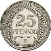 Obverse 25 Pfennig 1910 E