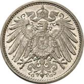 Reverse 10 Pfennig 1915 G