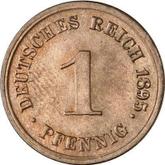 Obverse 1 Pfennig 1895 G