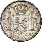 Reverse 1 Escudo 1866