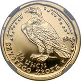 Reverse 100 Zlotych 1999 MW NR White-tailed eagle