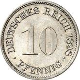 Obverse 10 Pfennig 1898 G