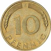 Obverse 10 Pfennig 1995 A