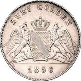 Reverse 2 Gulden 1856