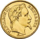 Obverse 20 Francs 1869 BB