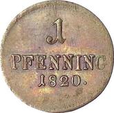 Reverse Pfennig 1820