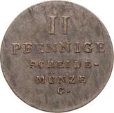Reverse 2 Pfennig 1833 C
