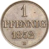 Reverse Pfennig 1852 B