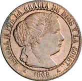 Obverse 1 Céntimo de escudo 1868 OM
