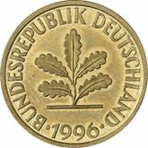 Reverse 10 Pfennig 1996 G