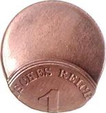 Obverse 1 Pfennig 1890-1916 J