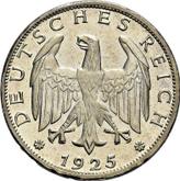 Obverse 1 Reichsmark 1925 G
