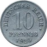 Obverse 10 Pfennig 1920