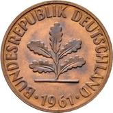 Reverse 2 Pfennig 1961 D