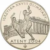 Reverse 10 Zlotych 2004 MW AN XXVIII Summer Olympic Games - Athens 2004