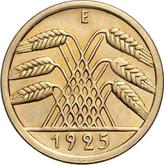 Reverse 50 Reichspfennig 1925 E