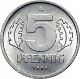 Obverse 5 Pfennig 1986 A